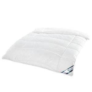 Duo-Steppbett Klima Active Plus Baumwolle / Polyester - Weiß - 135 x 200 cm
