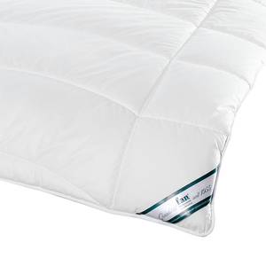 Duo-Steppbett Klima Active Plus Baumwolle / Polyester - Weiß - 135 x 200 cm