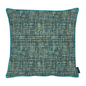 Housse de coussin 2700 Tissu mélangé - Bleu pétrole - 49 x 49 cm