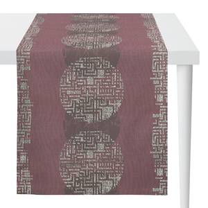 Chemin de table 2718 Polyester / Viscose - Aubergine