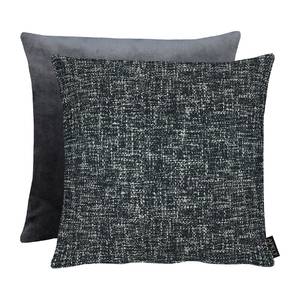 Housse de coussin Andiamo Tissu mélangé - Anthracite - 46 x 46 cm