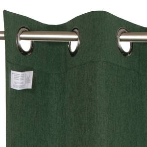 Rideaux à œillets Harp Polyester - Vert foncé