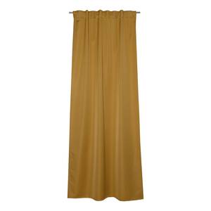 Rideau Rias Polyester / Viscose - Jaune curry