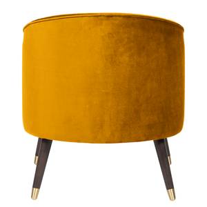 Fauteuil Volonne Velours - Velours Ravi: Jaune moutarde