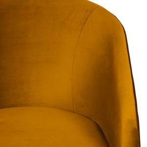 Fauteuil Volonne Velours - Velours Ravi: Jaune moutarde