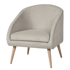 Fauteuil Volonne Tissu - Tissu Nere: Gris clair