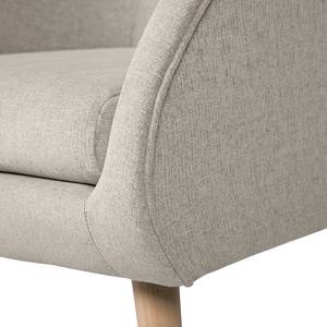 Fauteuil Volonne Tissu - Tissu Nere: Gris clair