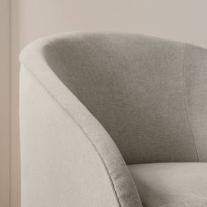 Fauteuil Volonne Tissu - Tissu Nere: Gris clair