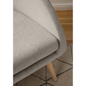 Fauteuil Volonne Tissu - Tissu Nere: Gris clair