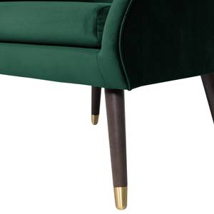 Fauteuil Volonne Velours - Velours Ravi: Vert vieilli