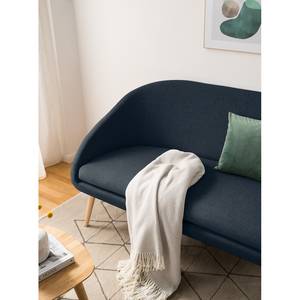 Sofa Volonne (2-Sitzer) Webstoff - Webstoff Nere: Marineblau