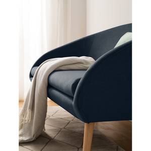 Sofa Volonne (2-Sitzer) Webstoff - Webstoff Nere: Marineblau