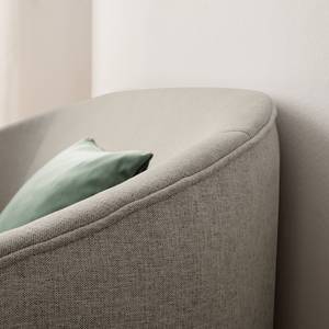 Sofa Volonne (2-Sitzer) Webstoff - Webstoff Nere: Hellgrau