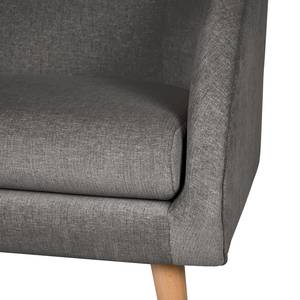 Sofa Volonne (2-Sitzer) Webstoff - Webstoff Nere: Grau
