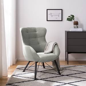 Fauteuil Newfield Tissu - Tissu Voer: Gris