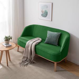 2,5-Sitzer Sofa Voiteur Webstoff - Webstoff Nere: Grün