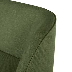 Sofa Voiteur (2-Sitzer) Webstoff - Webstoff Noela: Dunkelgrün