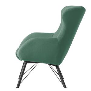 Fauteuil Newfield geweven stof - Geweven stof Mori: Mintgroen