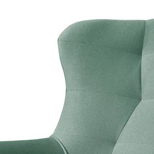 Fauteuil Newfield geweven stof - Geweven stof Mori: Mintgroen