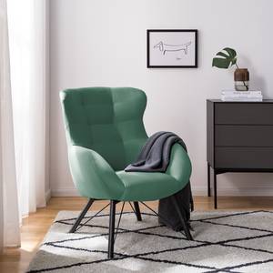 Fauteuil Newfield Tissu - Tissu Mori: Vert menthe