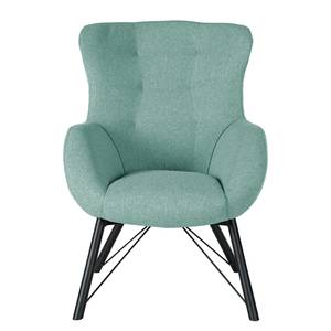 Fauteuil Newfield geweven stof - Geweven stof Voer: Lichtblauw