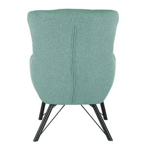 Fauteuil Newfield geweven stof - Geweven stof Voer: Lichtblauw