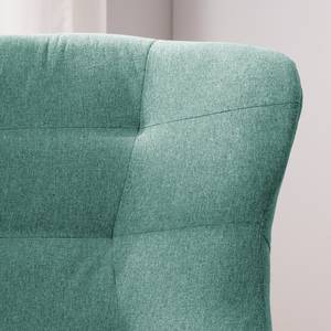 Fauteuil Newfield Geweven stof Voer: Lichtblauw