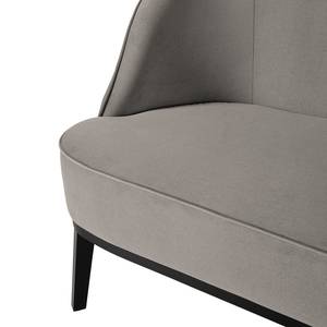 2,5-Sitzer Sofa Voiteur Microfaser - Microfaser Sela: Grau