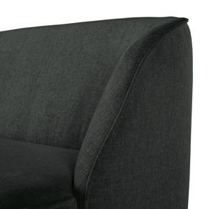 2,5-Sitzer Sofa Voiteur Webstoff - Webstoff Nere: Schwarz