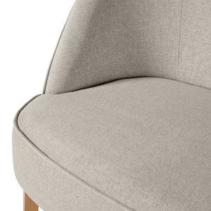 2,5-Sitzer Sofa Voiteur Webstoff - Webstoff Nere: Hellgrau