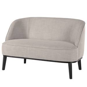 Sofa Voiteur (2-Sitzer) Webstoff - Webstoff Noela: Hellgrau