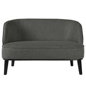 Sofa Voiteur (2-Sitzer) Webstoff - Webstoff Noela: Grau