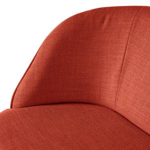Sofa Voiteur (2-Sitzer) Webstoff - Webstoff Noela: Ziegelrot