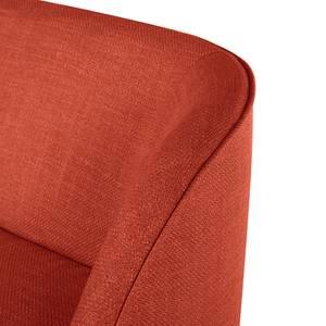 Sofa Voiteur (2-Sitzer) Webstoff - Webstoff Noela: Ziegelrot