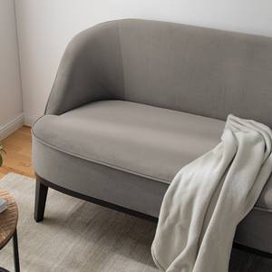 Sofa Voiteur (2-Sitzer) Microfaser - Microfaser Sela: Grau