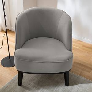 Fauteuil Voiteur microvezel - Microvezel Sela: Grijs