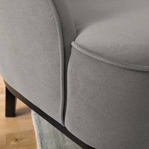 Fauteuil Voiteur microvezel - Microvezel Sela: Grijs