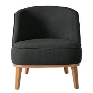 Fauteuil Voiteur Tissu - Tissu Nere: Noir