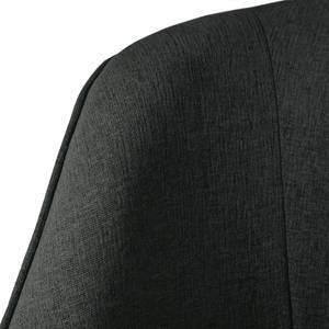 Fauteuil Voiteur Tissu - Tissu Nere: Noir