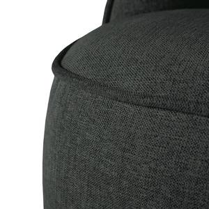 Fauteuil Voiteur Tissu - Tissu Nere: Noir