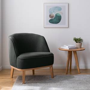 Fauteuil Voiteur Tissu - Tissu Nere: Noir