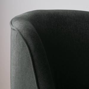 Fauteuil Voiteur Tissu - Tissu Nere: Noir