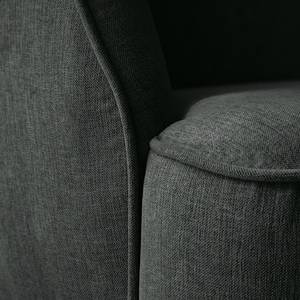 Fauteuil Voiteur Tissu - Tissu Nere: Noir