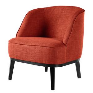 Fauteuil Voiteur Tissu - Tissu Noela: Rouge brique