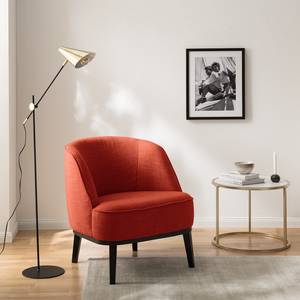 Fauteuil Voiteur Tissu - Tissu Noela: Rouge brique