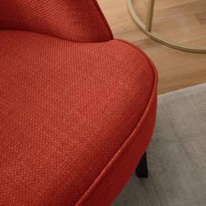 Fauteuil Voiteur Tissu - Tissu Noela: Rouge brique