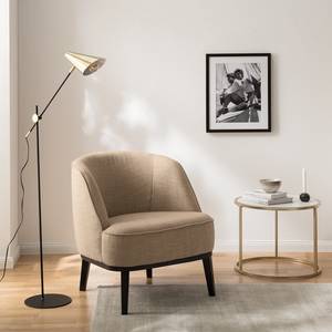 Fauteuil Voiteur geweven stof - Geweven stof Noela: Cappuccino