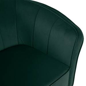 Fauteuil Tarco Microfibre - Microfibre Sela: Pétrole