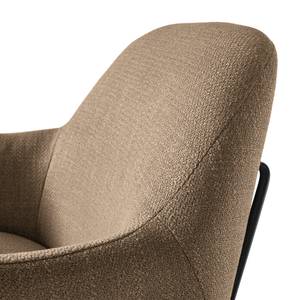 Fauteuil Culin geweven stof - Geweven stof Noela: Cappuccino