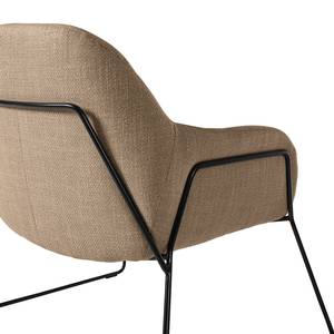 Fauteuil Culin geweven stof - Geweven stof Noela: Cappuccino